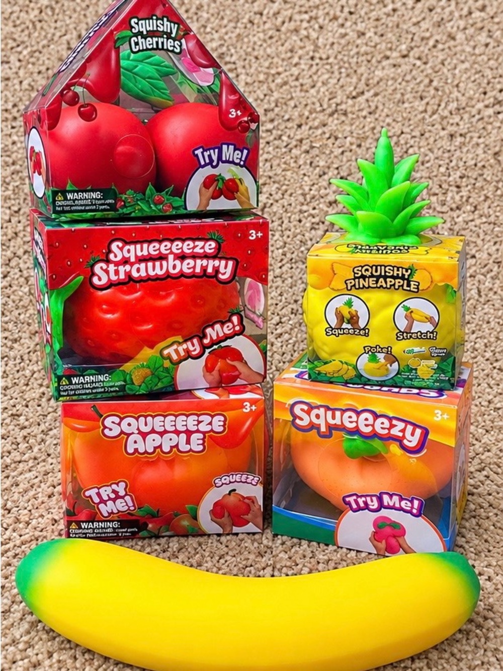 Jumbo Squishy Fruit bundle